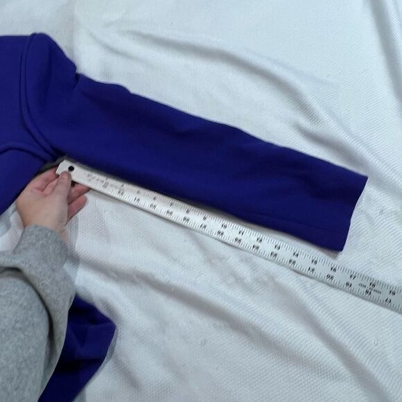 Tibi Purple Wool Snap Button Dress Pea‎ Coat Sz 6 - Picture 8 of 11